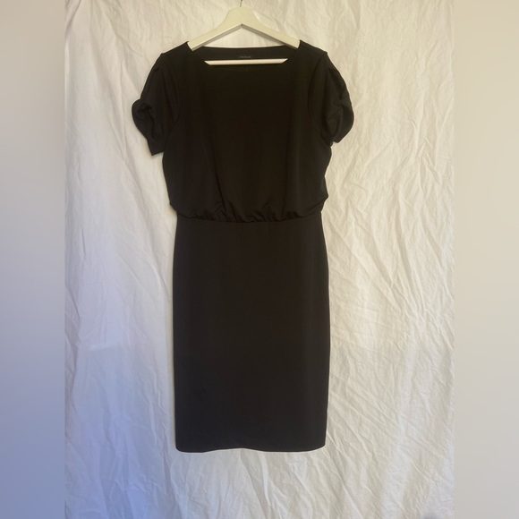 Ann Taylor Matte Jersey Sheath Dress Size Medium NEW - Picture 2 of 10